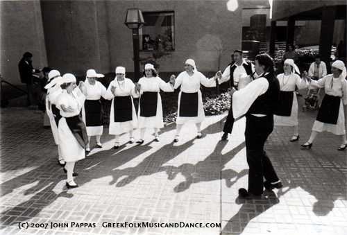 Delta College Hellenic Dancers in 1977